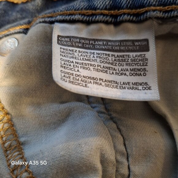 Levis 505 Mens Straight Fit Blue Jeans W34 L32 - Picture 5 of 6